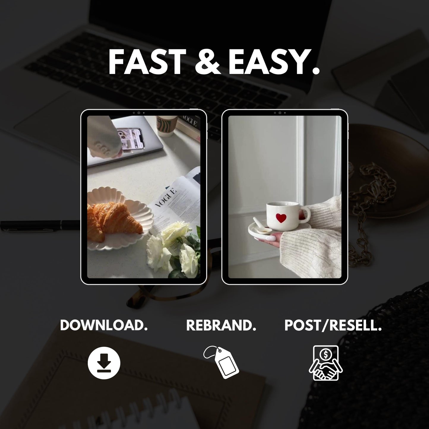 2000+ Faceless Aesthetic Reels Plr Mrr, IG Reels, Faceless Instagram Videos, Aesthetic Videos, Tiktok Reels, Mrr Digital Products