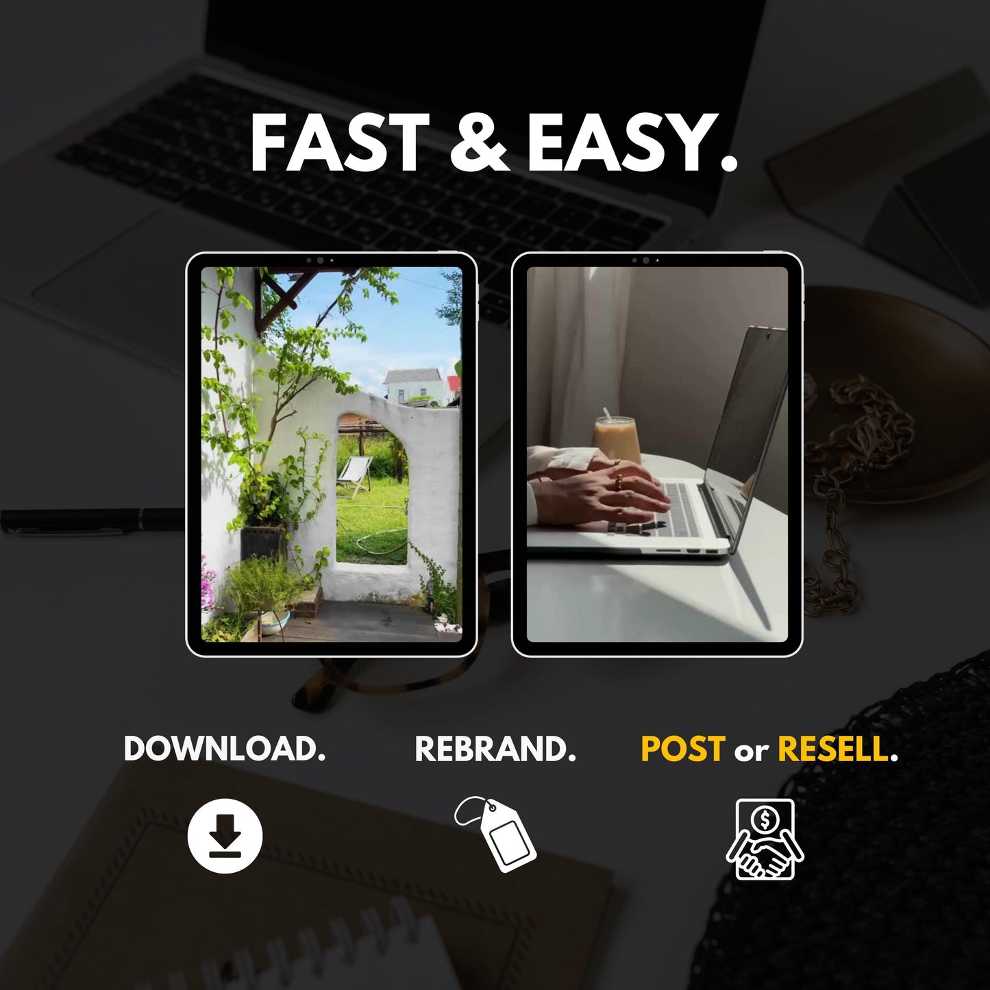 30,000 Reels Mega Bundle | Faceless IG Reels Videos | PLR MRR Digital Products