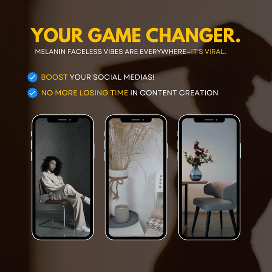 340+ Melanin Faceless Reels with PLR & MRR, Trending Reels, Plr Videos, Mrr Content, Black Content, Aesthetic Reels, Viral Reels, Shorts