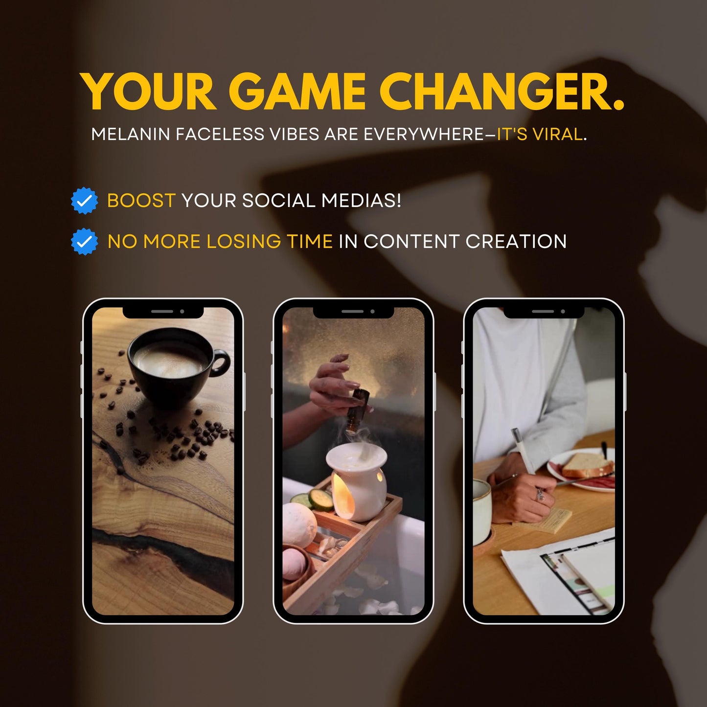 90+ Melanin Faceless Reels with PLR & MRR, Trending Reels, Plr Videos, Mrr Content, Black Content, Aesthetic Reels, Viral Reels, Shorts