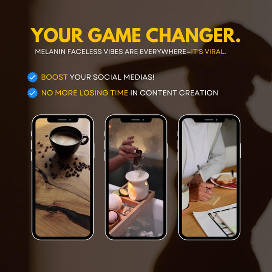 90+ Melanin Faceless Reels with PLR & MRR, Trending Reels, Plr Videos, Mrr Content, Black Content, Aesthetic Reels, Viral Reels, Shorts