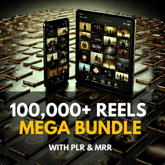 100K+ Faceless Reels PLR MRR: Luxury, Fitness, & Motivation Templates (Digital Download)