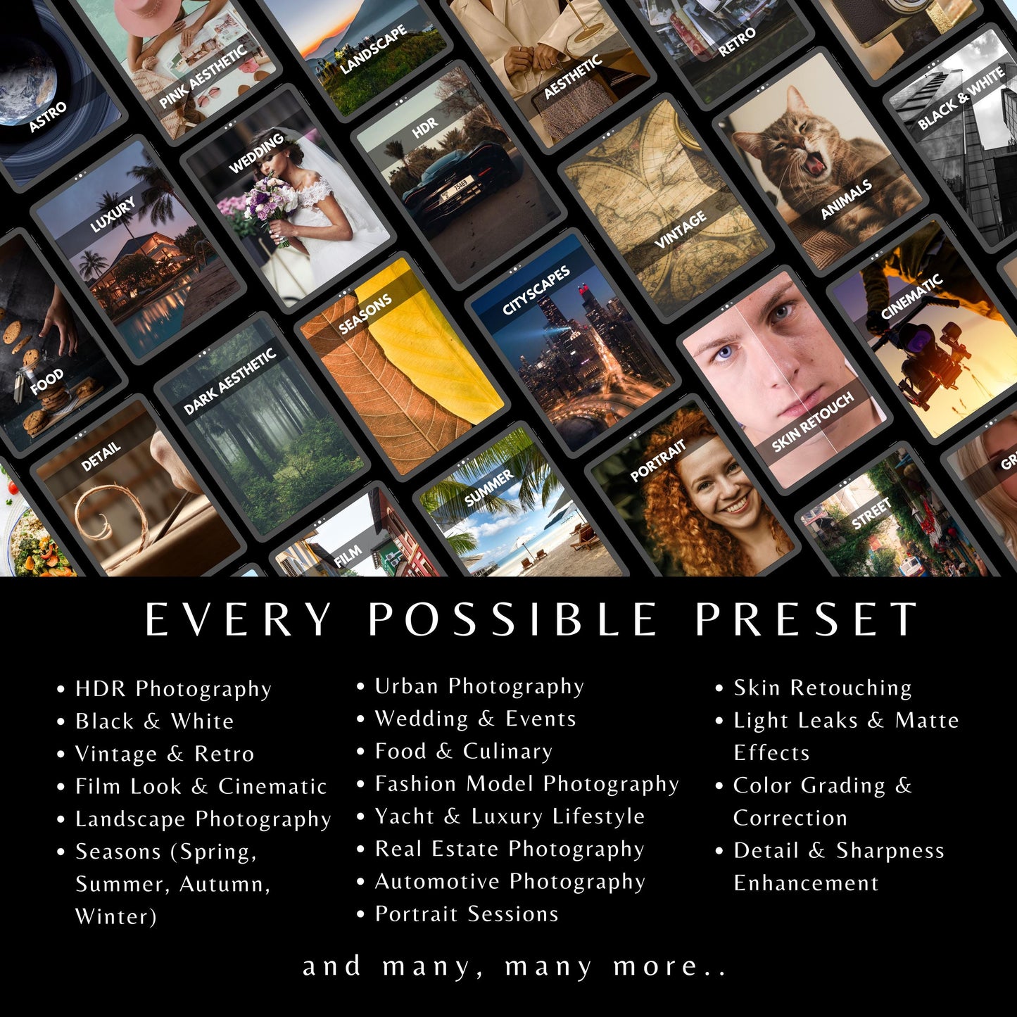 150,000 Adobe Lightroom Presets Bundle PLR MRR lr presets boudoir presets film lightroom presets vsco Gym Sports Wedding Boho Presets