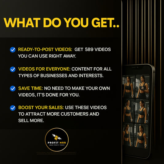 589 Gym Girls Viral Fitness Reels, TikTok Instagram YouTube Videos, PLR MRR, Digital Content, Resell Rights, Passive Income, Social Media