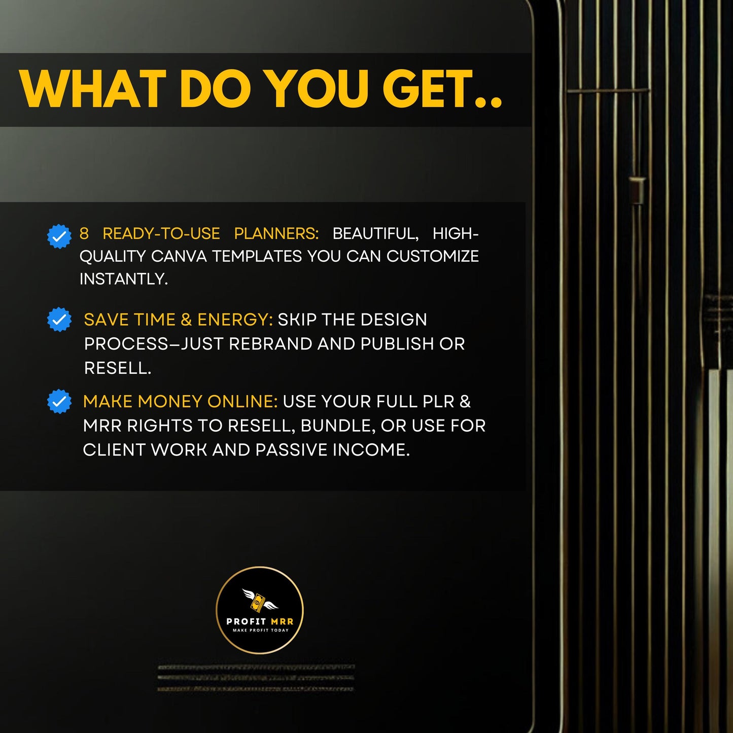 8 Financial Planners PLR & MRR, Budget trackers, Debt Tracker, Savings Tracker, Monthly Budget, Yearly budget, Savings Challenge Tracker