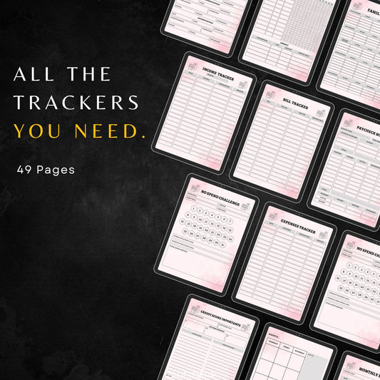 Budget Planner PLR MRR, Canva Template Plr, Monthly Budget, Yearly Budget, Digital Planners, Savings Tracker, Goal Tracker, Free Guides