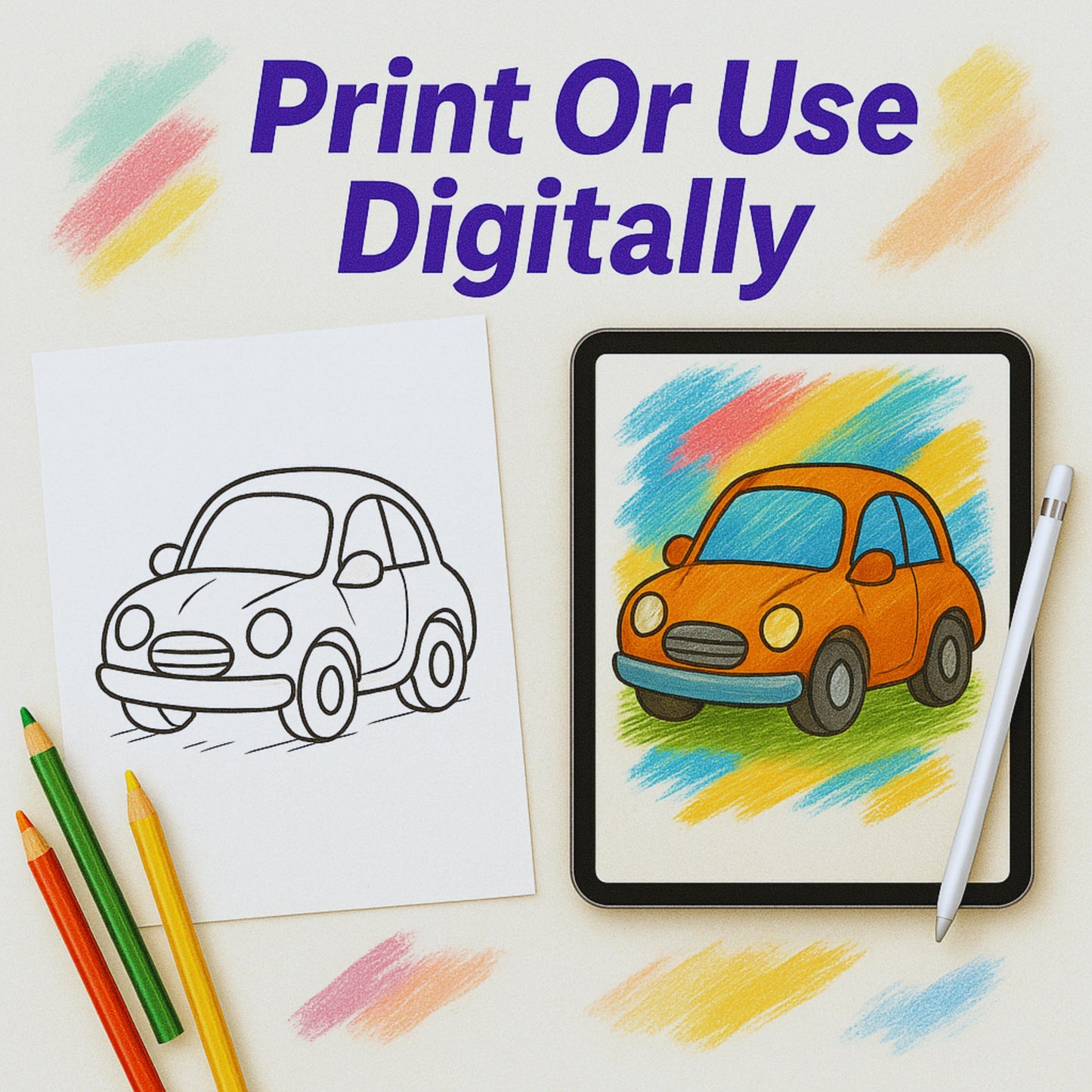 20,000+ Coloring Pages PLR MRR: Kids & Adults Coloring Ebooks Commercial Use, Instant Download