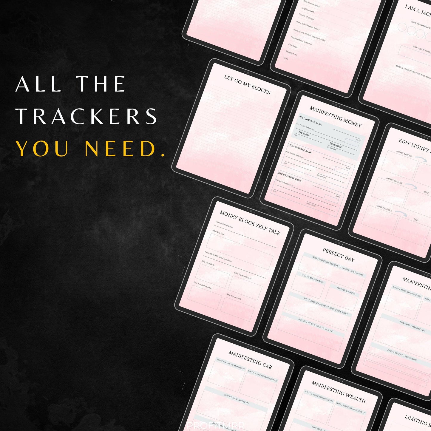 Abundance Journal Canva Template: PLR & MRR Digital Planner