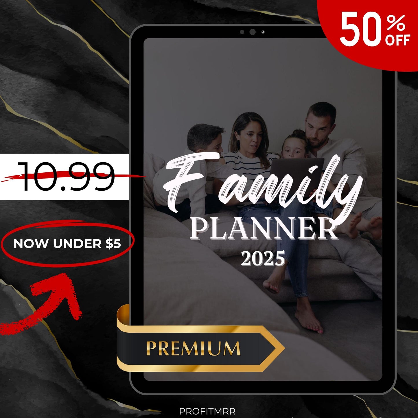 Premium Family Planner PLR & MRR, Canva Templates, Daily Planner, Plr Planners, Busy Mom Planner, Family Schedule Calendar, Task Manager Plr