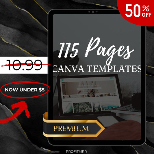 115 Canva Templates PLR & MRR, Canva Templates, Daily Planner, Gratitude Journal, Plr Planners, Weekly Planner, Finance Budget Planner Plr