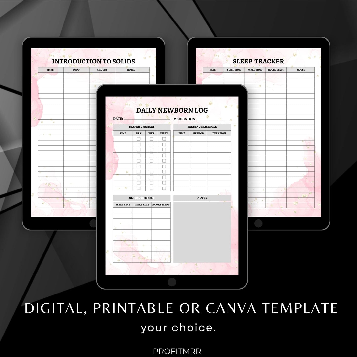 Newborn Planner PLR & MRR, New Parent Templates, Plr Canva Templates, Baby Journal, Baby Care Trackers, Baby Shower Gift Ideas, Plr Planners