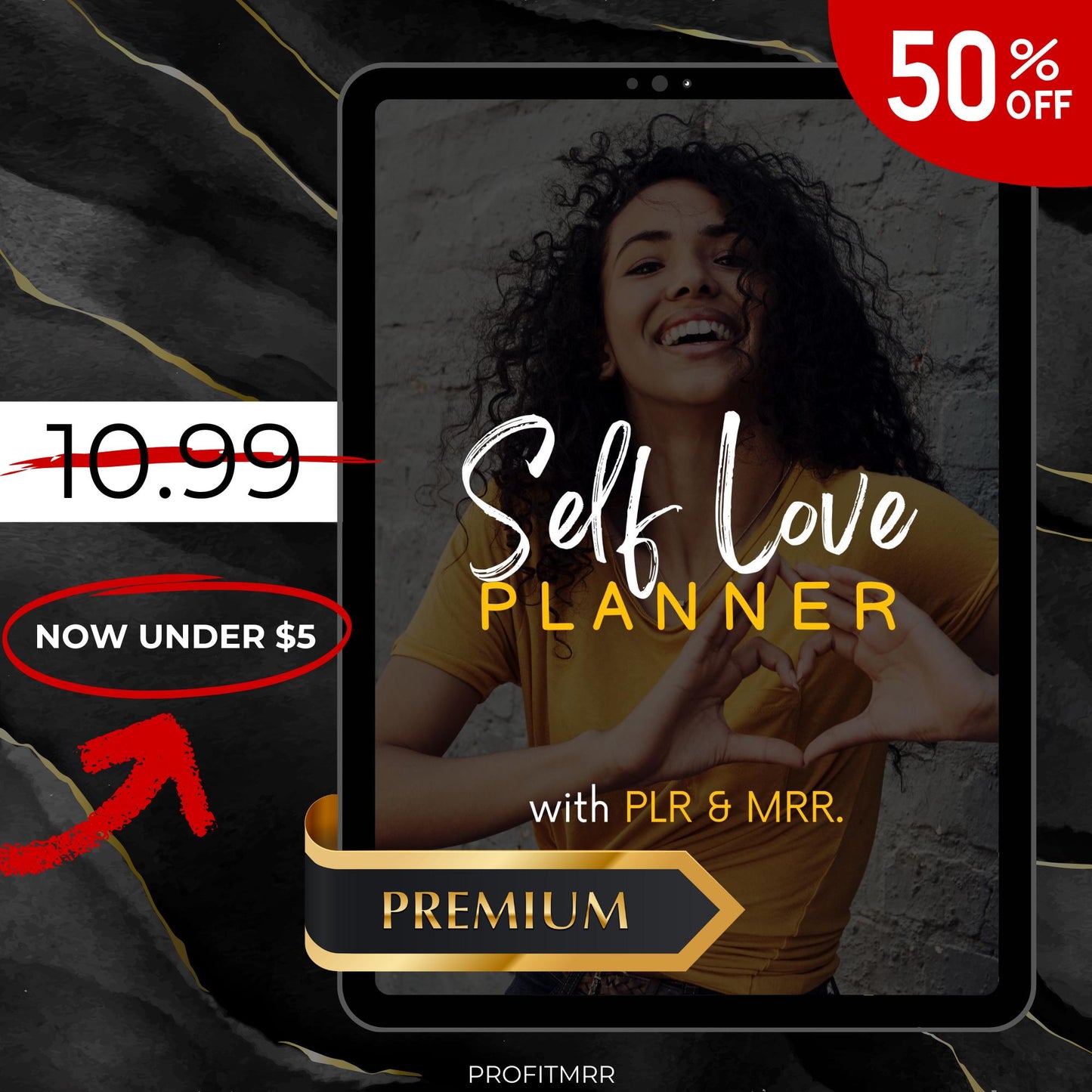 Self Love Planner PLR & MRR, Plr Canva Templates, Plr Planners, Plr Products Bundle, Plr Bundle Collection, Digital Printable Planners Plr