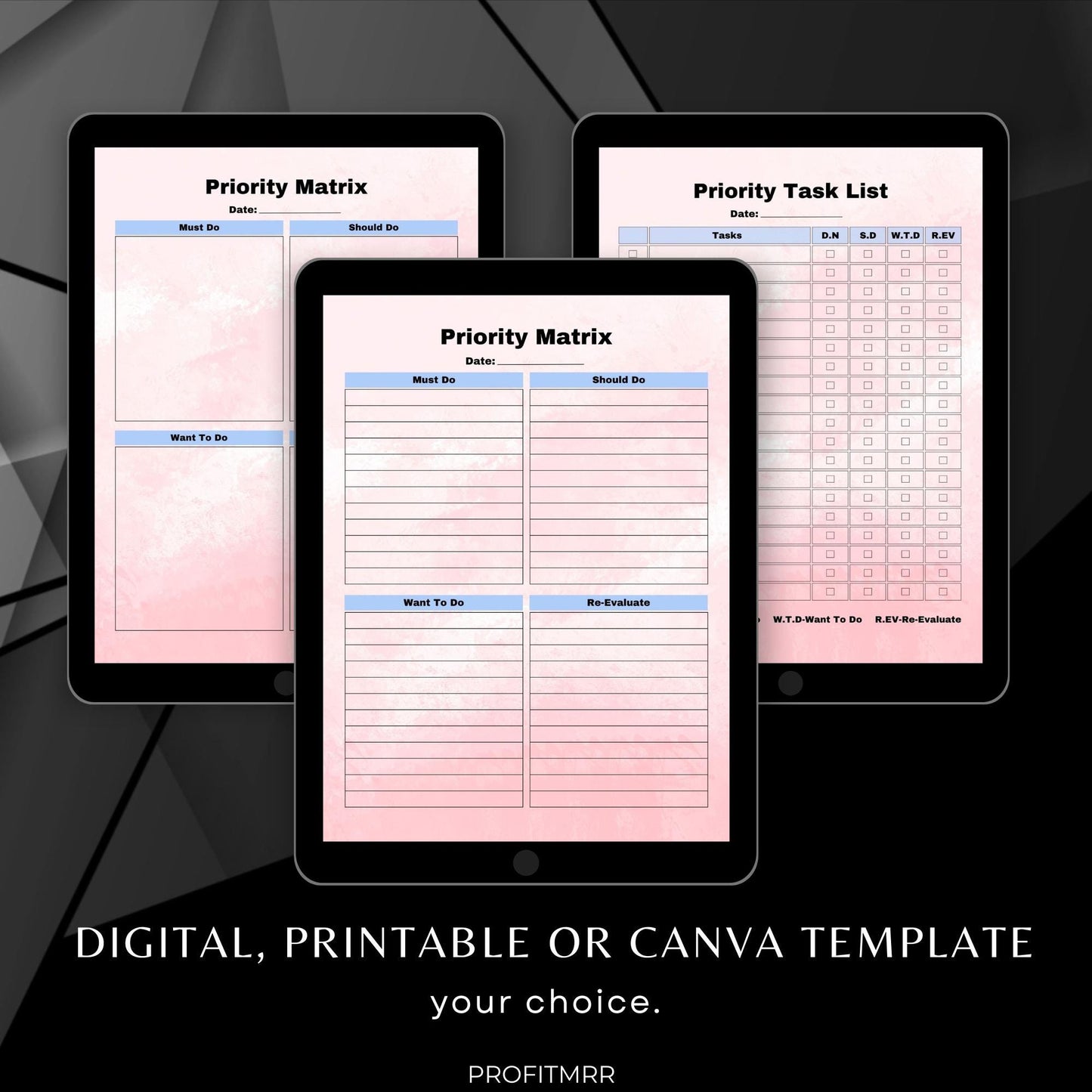 Brain Dump Planner PLR & MRR, Canva Templates, Self Care Journal, Habit Tracker, Daily Gratitude, Digital Planners, Plr Planners, Task List