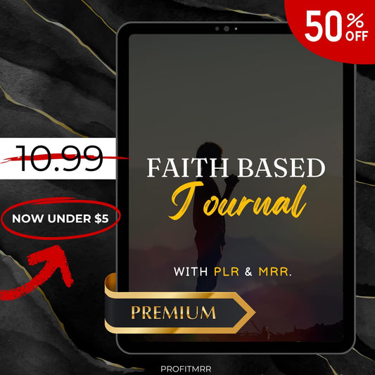 Faith Based Journal PLR & MRR, Plr Canva Templates, Christianity Plr, Plr Planners, Plr Bundles, Plr Collection, Prayer Plr, Bible Plr