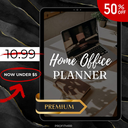 Home Office Planner PLR & MRR, Plr Canva Templates, Plr Planners, Plr Products, Project Planner, Daily Planner Plr, Digital Planners plr