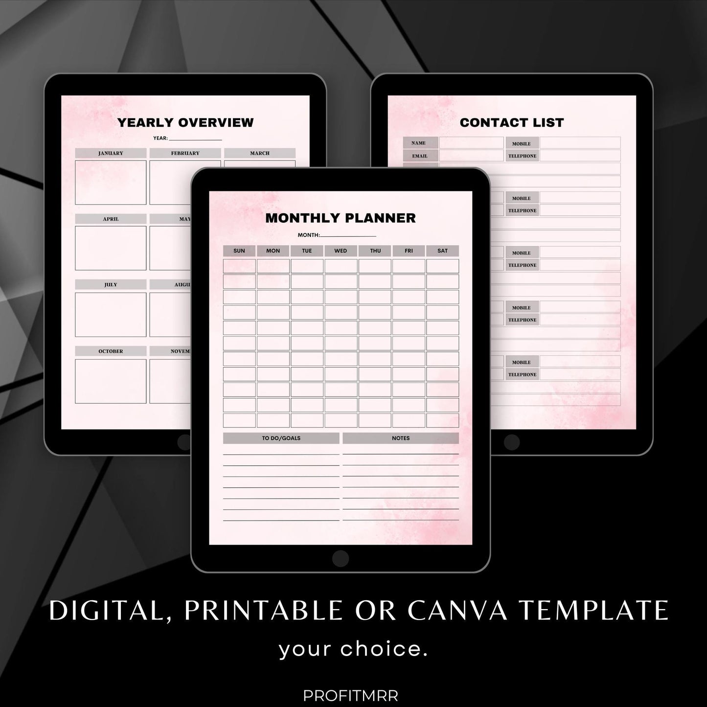 Office Tasks Planner PLR MRR, Plr Canva Templates, Plr Planners, Plr Products Bundle, Plr Bundle Collection, Digital Printable Planners Plr