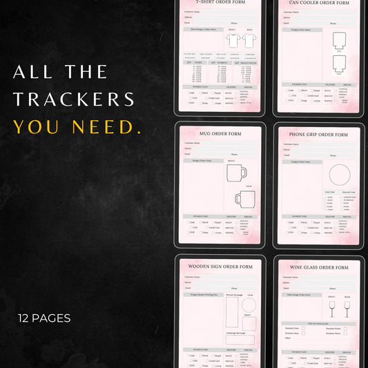 Order Forms Bundle PLR MRR, Plr Canva Templates, Plr Planners, Plr Products Bundle, Plr Bundle Collection, Digital Printable Planners Plr