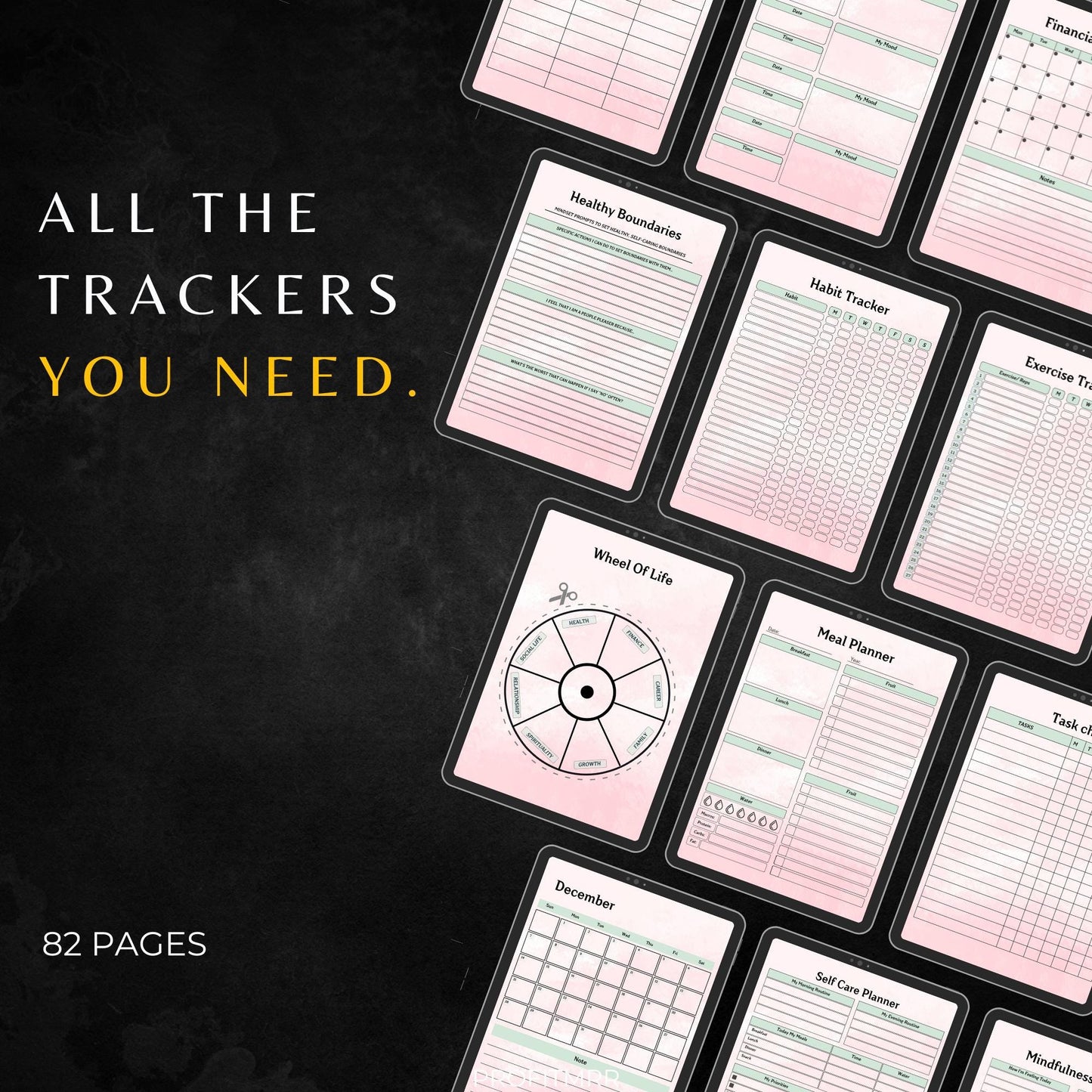 2025 That Girl Planner PLR & MRR, Plr Canva Templates, Plr Planners,Plr Products Bundle,Plr Bundle Collection,Digital Printable Planners