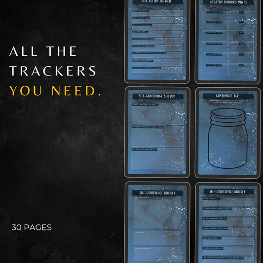 The Self Confidence Planner with PLR & MRR, Plr Canva Templates, Plr Planners,Plr Products Bundle,Plr Collection,Digital Printable Planners