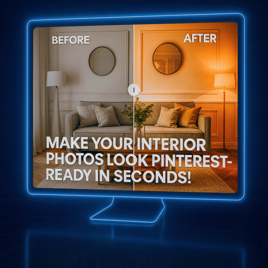 50+ Interior Lightroom Presets | PLR MRR | Professional Home & Real Estate Editing Bundle Airbnb Lifestyle Photography Instant Download