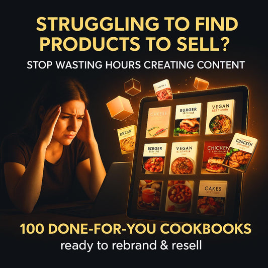 Cooking Recipes Bundle | Digital Cookbook Collection with PLR & Resell Rights