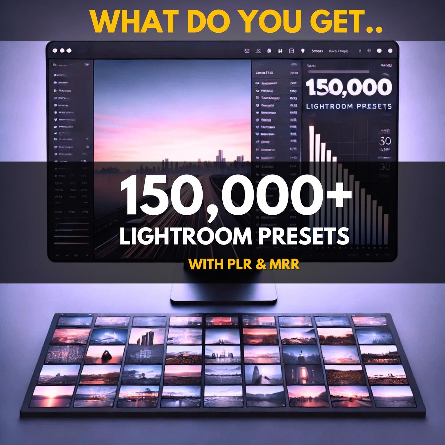 Photography Growth Pack 2025 PLR MRR | Lightroom Presets, Photoshop Brushes & Actions | Digital Editing Bundle