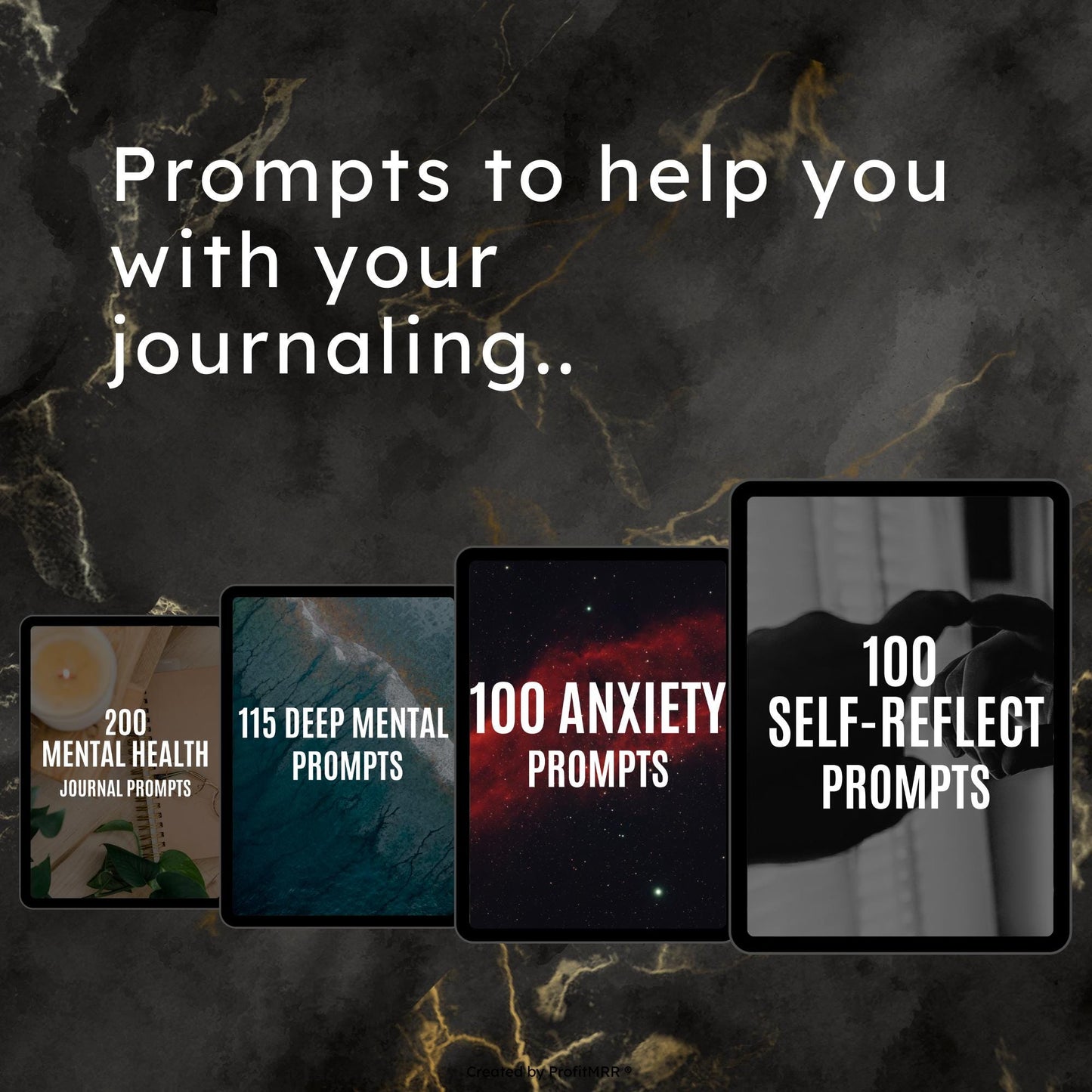14 Wellness & Mindset Planners Bundle PLR MRR | Digital Self-Care Journals | Editable Canva Templates | Resell Rebrand PLR Planners