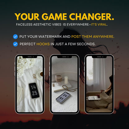 140 Faceless Aesthetic Reels Plr Mrr, IG Reels, Faceless Instagram Videos, High Quality Aesthetic Videos, Tiktok Reels, Mrr Digital Products