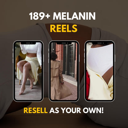 189+ Melanin Faceless Reels with PLR & MRR, Trending Reels, Plr Videos, Mrr Content, Black Content, Aesthetic Reels, Viral Reels, Shorts