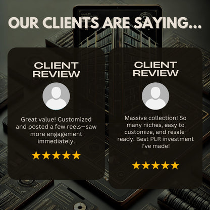 100K Editable Reels Pack PLR MRR | Instagram & TikTok Faceless Templates for Viral Luxury, Fitness, Motivation, Melanin Niches