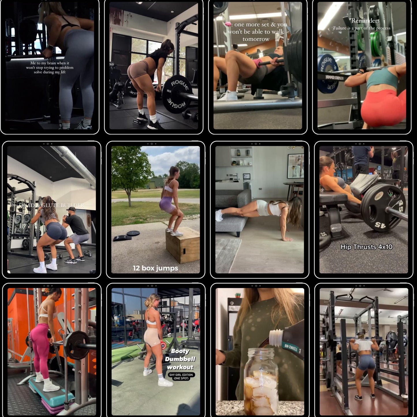 589 Gym Girls Viral Fitness Reels, TikTok Instagram YouTube Videos, PLR MRR, Digital Content, Resell Rights, Passive Income, Social Media
