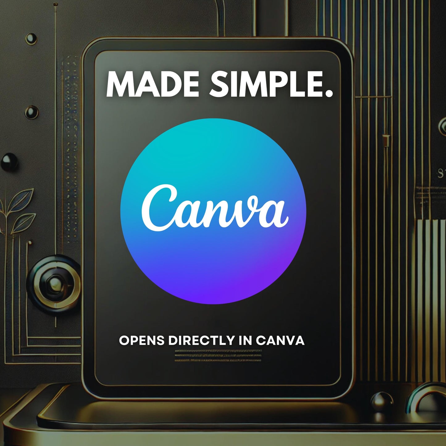 Small Business Planner Bundle: PLR Canva Templates (Digital Download)
