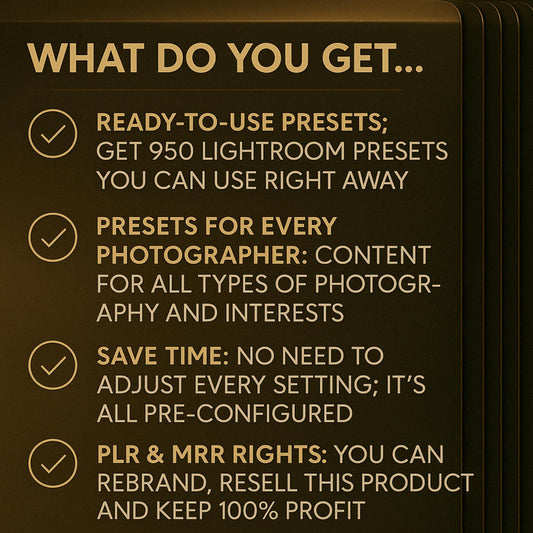 950+ Adobe Lightroom Presets Bundle PLR MRR Wedding lr presets film lightroom presets vsco vintage retro Boho Presets, Presets Photographers