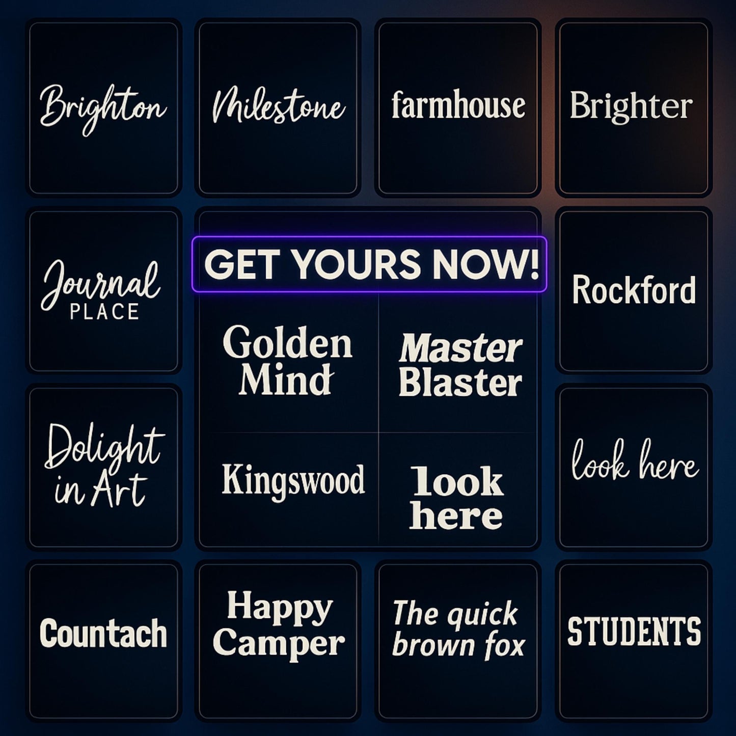 27000 Fonts Mega Bundle: PLR & MRR Resell Rights, Commercial Use