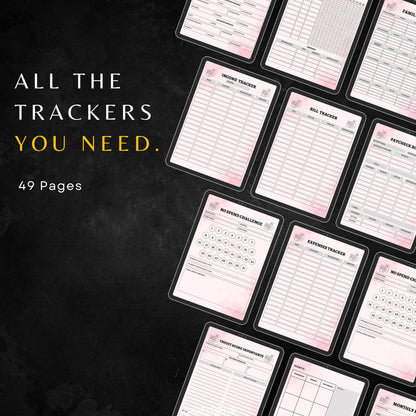 Budget Planner PLR MRR, Canva Template, Monthly & Yearly Budget, Digital Planner, Savings Tracker, Goal Tracker, Finance PLR Templates