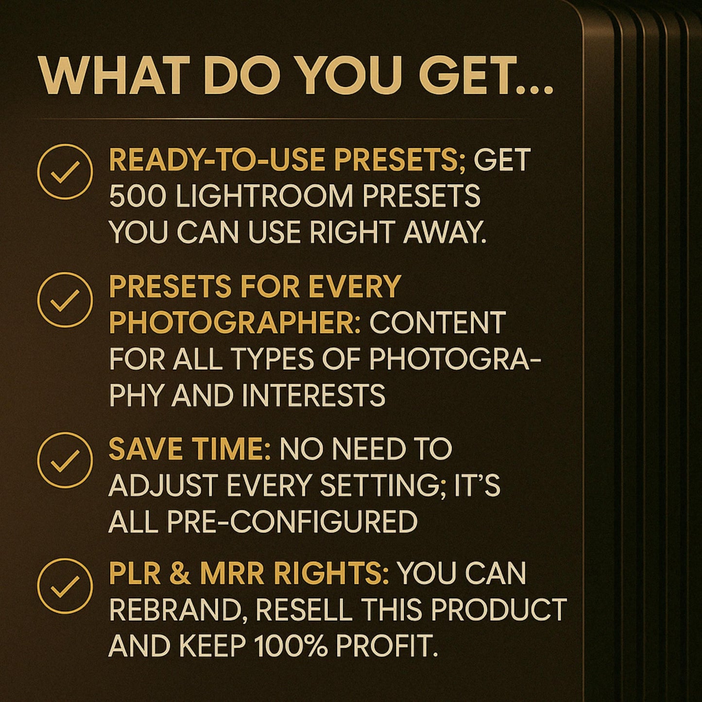 500 Adobe Lightroom Presets Bundle PLR MRR Wedding lr presets film lightroom presets vsco vintage retro Boho Presets, Presets Photographers