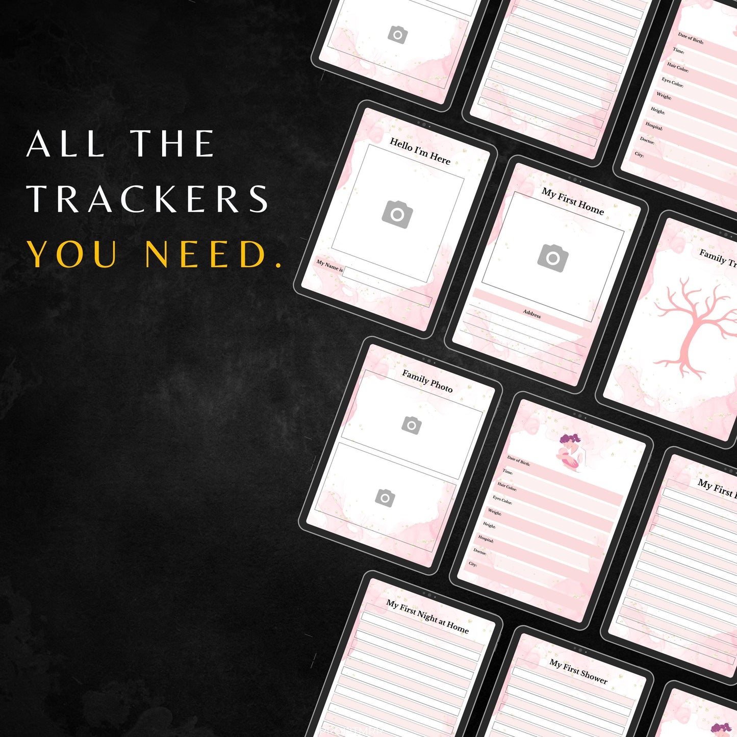 3 Pregnancy Planners PLR & MRR, Pregnancy Journal, Newborn Journal, Baby Journal, Plr Planners, Plr Prorducts, Busy Mom Planner, Mom Journal