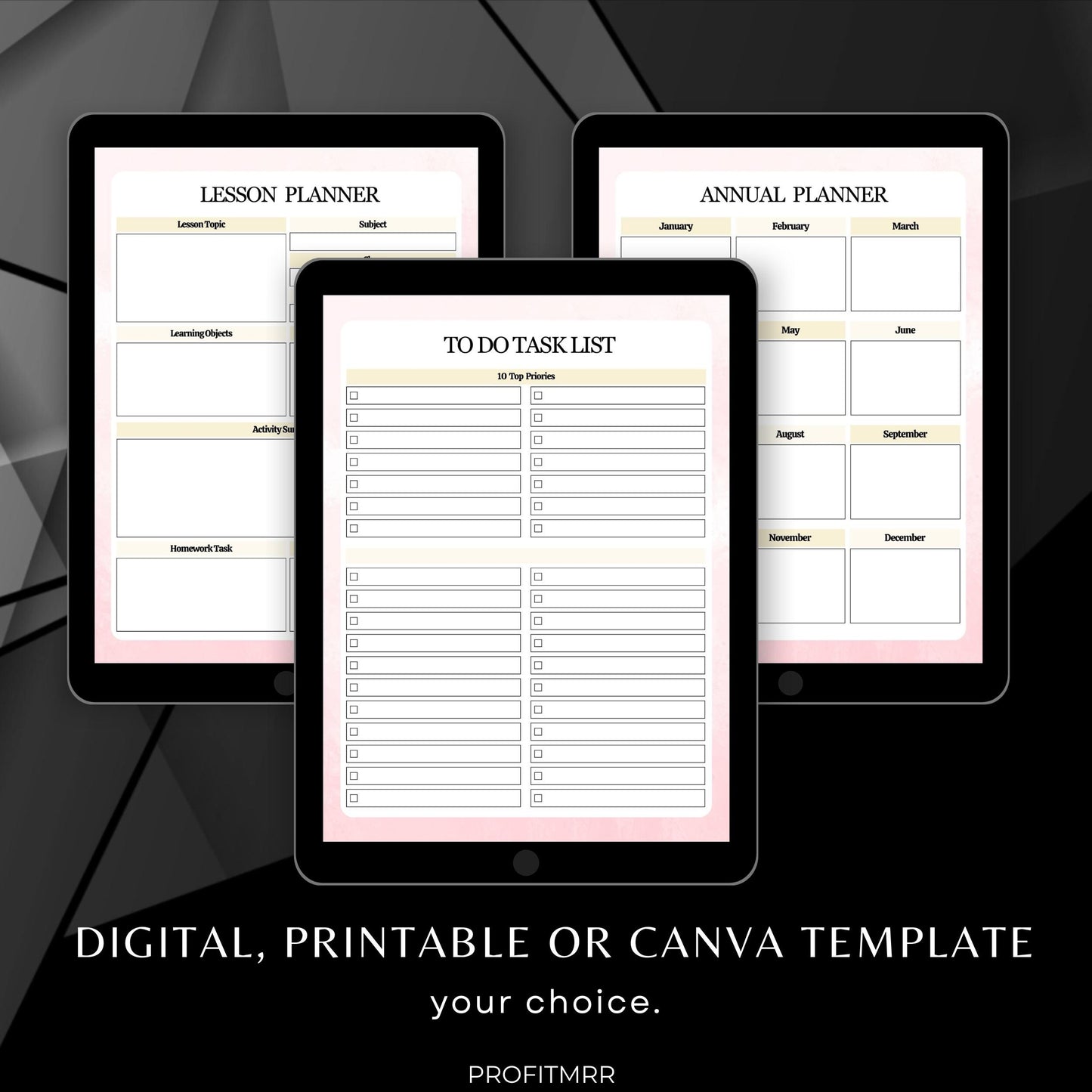 2025 Premium Home School Planner PLR & MRR, Plr Canva Templates, Habit Tracker, Daily Planner,School Planners,Education Plr,Plr Planners Mrr