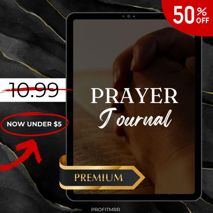 Prayer Journal PLR & MRR, Plr Canva Templates, Plr Christian Planner, Religion Tracker, Religion Plr, Devotional Planner, Plr Planners Mrr