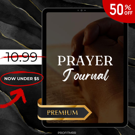 Prayer Journal PLR & MRR, Plr Canva Templates, Plr Christian Planner, Religion Tracker, Religion Plr, Devotional Planner, Plr Planners Mrr