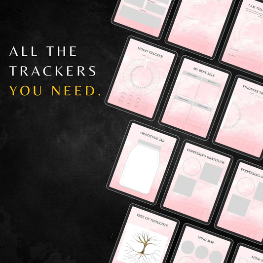 Vision Book Journal PLR & MRR, Vision Board, Plr Canva Templates, Self Care Journal, Habit Tracker, Daily Gratitude Journal, Plr Planners