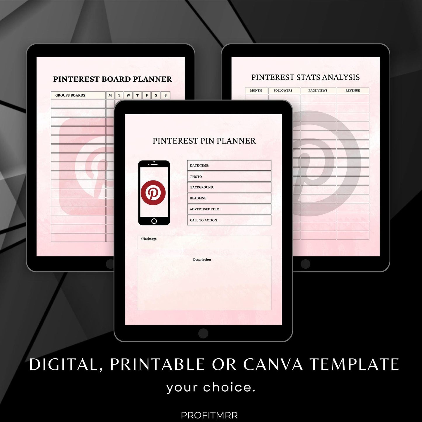 2025 Marketing Planner PLR & MRR, Canva Templates, Social Media Planner, Instagram Content Planner, Plr Planners, Pinterest Pin Planner Plr