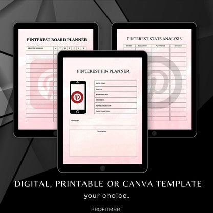 2025 Marketing Planner PLR & MRR, Canva Templates, Social Media Planner, Instagram Content Planner, Plr Planners, Pinterest Pin Planner Plr