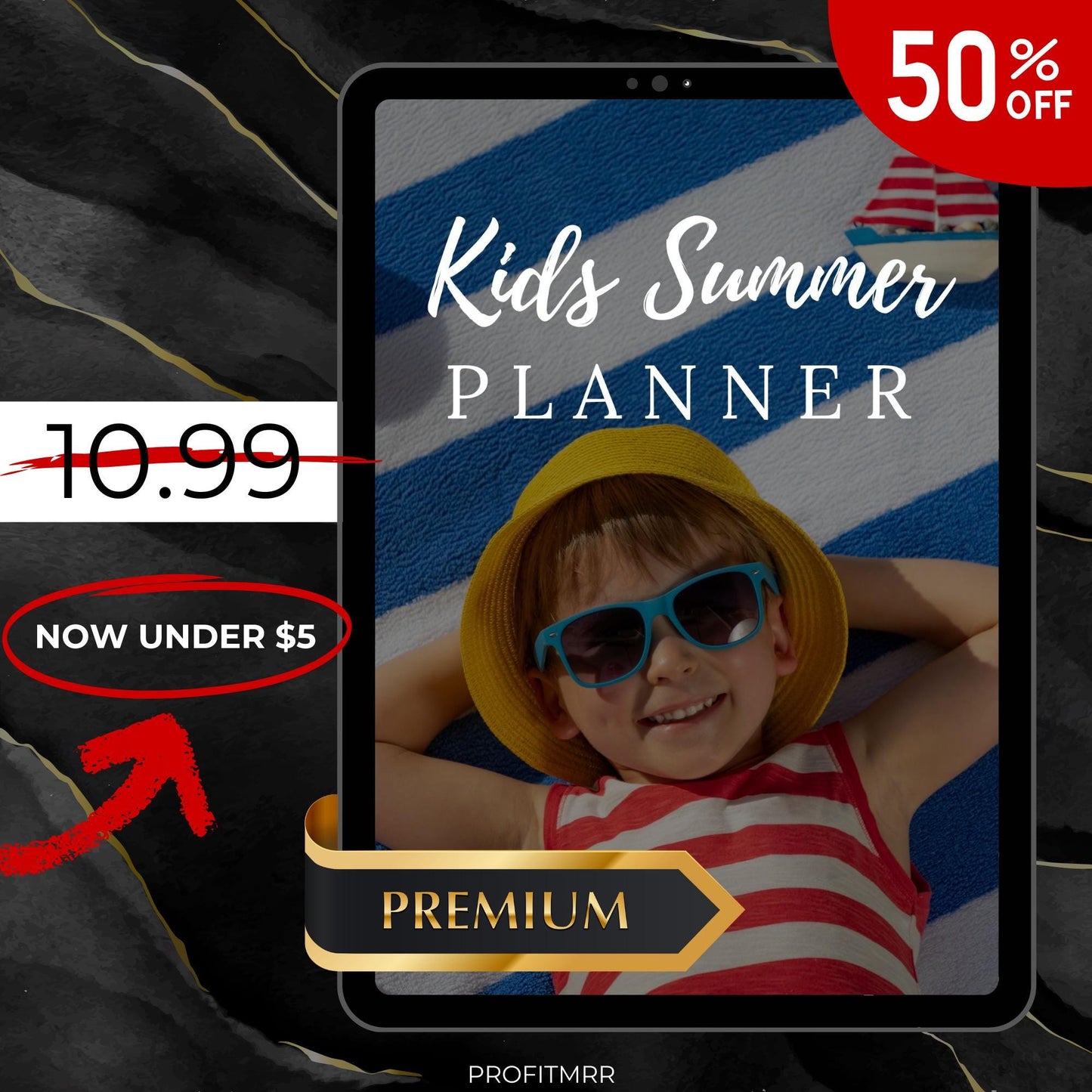 Kids Summer Planner PLR & MRR, Plr Canva Templates, Plr Planners, Plr Products Bundle, Plr Bundle Collection, Digital Printable Planners Plr