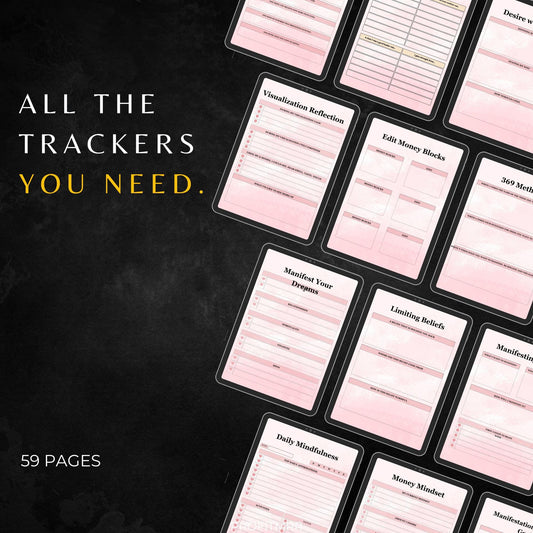 Manifestation Journal PLR & MRR, Plr Canva Templates, Plr Planners, Plr Products Bundle,Plr Bundle Collection,Digital Printable Planners Plr