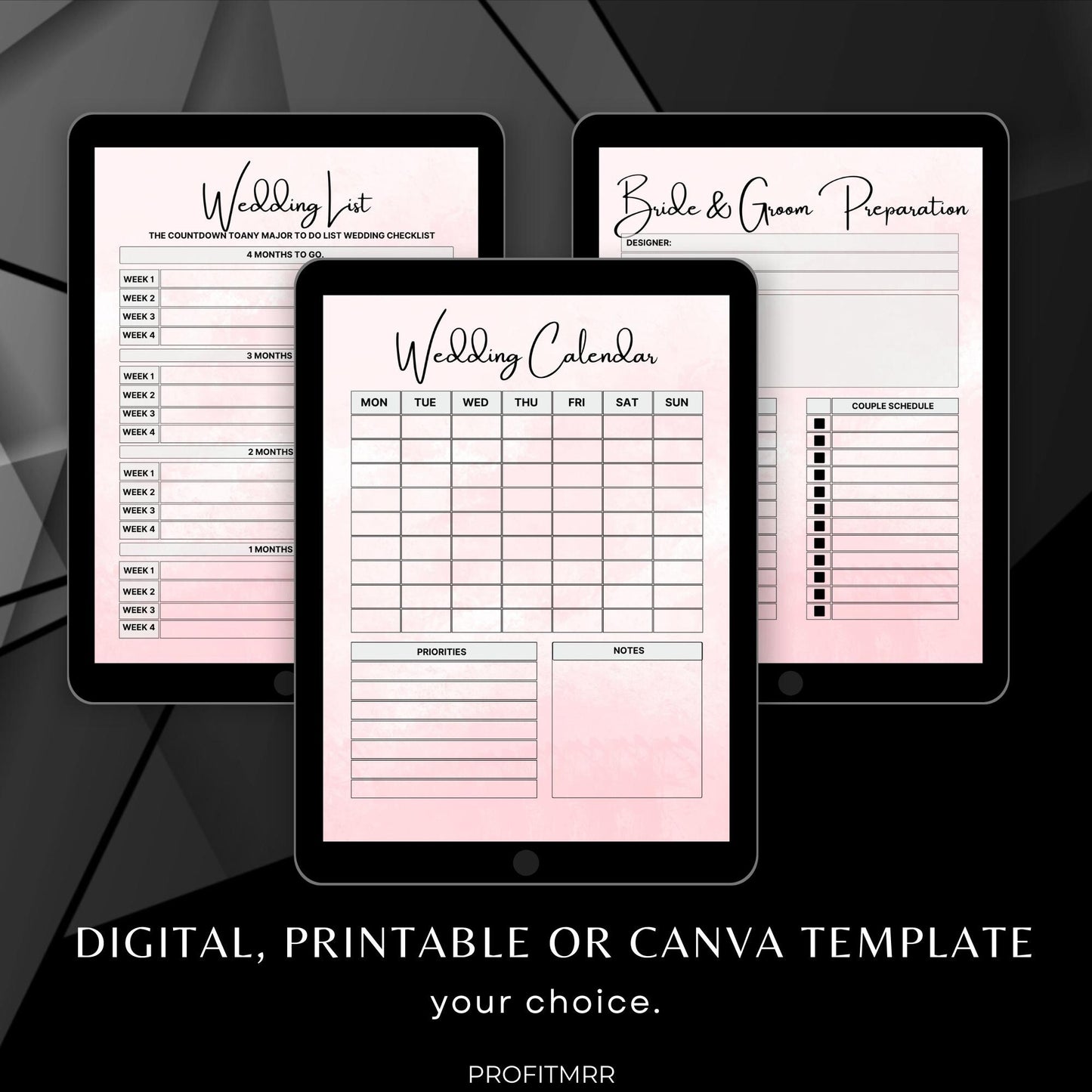 2025 Premium Wedding Planner PLR & MRR,Plr Canva Templates,Plr Planners,Plr Products Bundle,Plr Bundle Collection,Digital Printable Planners