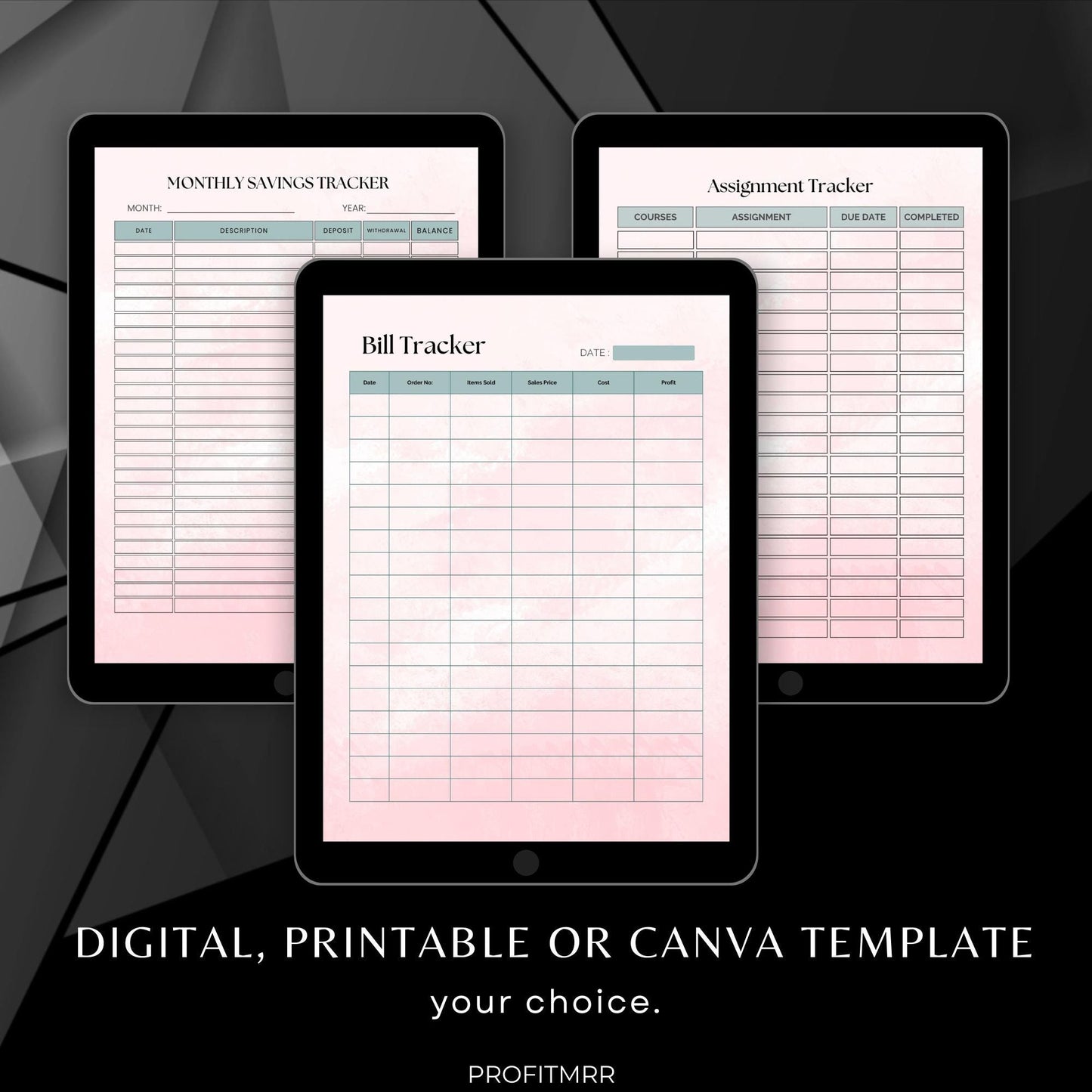 ADHD Planner 2025 PLR & MRR, Canva Templates, Habit Tracker, Budget Tracker,Anxiety Journal,Password Tracker,Assignment Tracker,Plr Planners