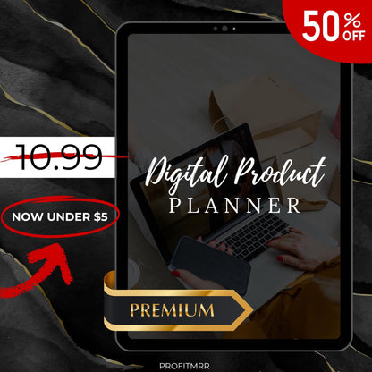 Digital Product Planner PLR & MRR, Plr Canva Templates, Plr Planners, Daily Planner, Digital download, Digital Product Bundle, Plr Products