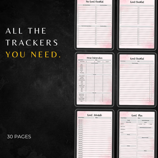 Event Planner PLR & MRR, Plr Canva Templates, Plr Planners, Plr Products Bundle, Plr Collection, Event Checklist, Digital Planners Plr Mrr