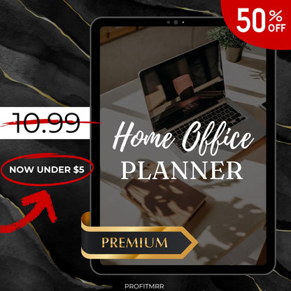 Home Office Planner PLR & MRR, Plr Canva Templates, Plr Planners, Plr Products, Project Planner, Daily Planner Plr, Digital Planners plr